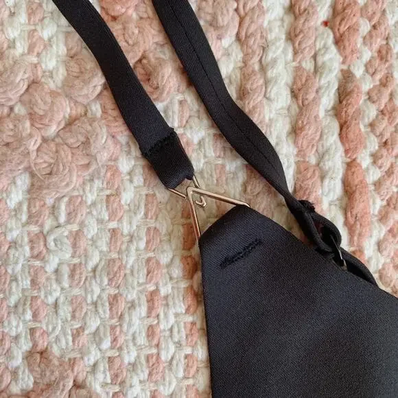 Black Free People Ari Underwire Geometric Bra 34A - Picture 5 of 8